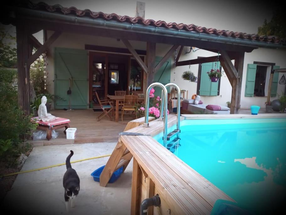 Maison Avec Piscine Proche Des Thermes Mauleon-D'armagnac 외부 사진